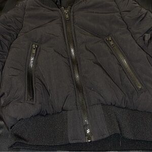 Fashion Nova Black Bomber Jacket